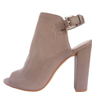 VINCE CAMUTO SLINGBACK PEEP-TOE BOOTS NWT